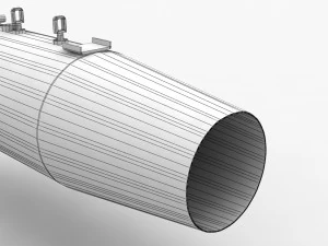 Rocket Launcher UB-32A --131-- 3D Model