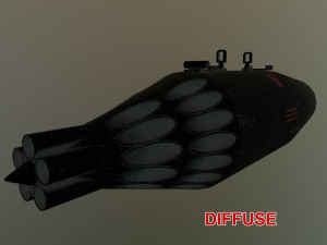 rocket launcher ub-32a 3D Model