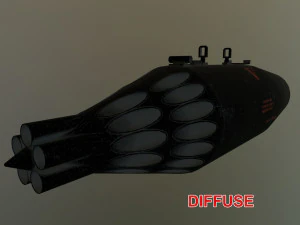 Rocket Launcher UB-32A --131-- 3D Model