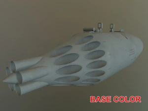 Rocket Launcher UB-32A --131-- 3D Model
