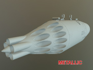 rocket launcher ub-32a 3D Model