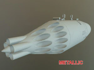 Rocket Launcher UB-32A --131-- 3D Model
