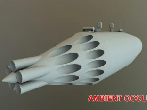 Rocket Launcher UB-32A --131-- 3D Model