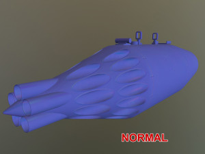 rocket launcher ub-32a 3D Model