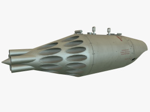 rocket launcher ub-32a-24 3D Model