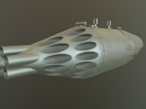 rocket launcher ub-32a-24 Model 3D