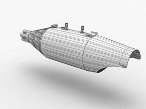 rocket launcher ub-32a-24 Model 3D