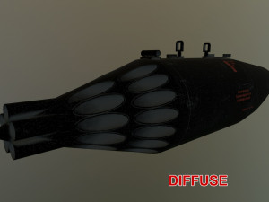 rocket launcher ub-32a-24 Model 3D