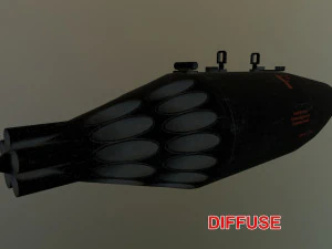 Rocket Launcher UB-32A-24 --96-- 3D Model