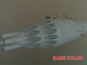 Rocket Launcher UB-32A-24 --96-- 3D Model