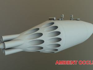 rocket launcher ub-32a-24 Model 3D