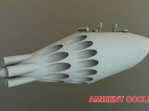 Rocket Launcher UB-32A-24 --96-- 3D Model