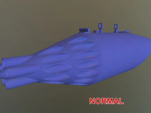 Rocket Launcher UB-32A-24 --96-- 3D Model