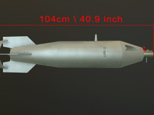 bomb p-50t 3D Model
