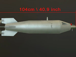 bomb p-50t 3D Model