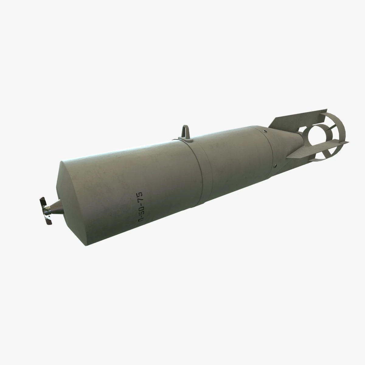 Bomb P-50-75 --53-- 3D Model .c4d .max .obj .3ds .fbx .stl .blend 