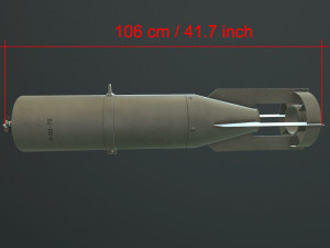 bomb p-50-75 3D Model