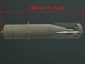 Bomb P-50-75 --53-- 3D Model