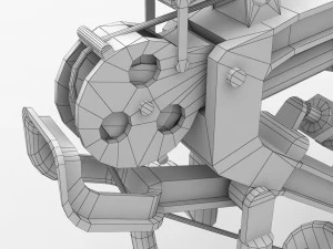 verricello gpl-150m Modello 3D