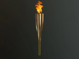 torcia olimpica di tokyo 2020 Modello 3D