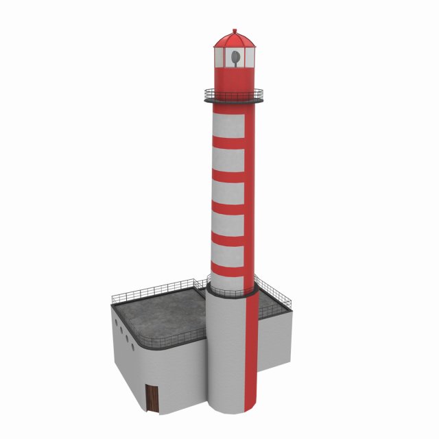 light house east mall Modèle 3D .c4d .max .obj .3ds .fbx .stl .blend 
