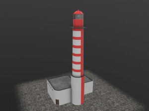 light house east mall Modèle 3D