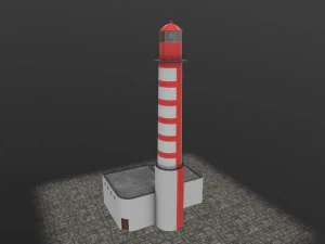 light house east mall 3D Model