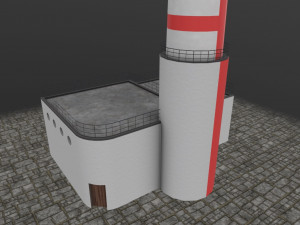 light house east mall Modèle 3D