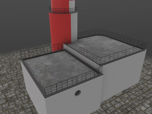 light house east mall Modèle 3D