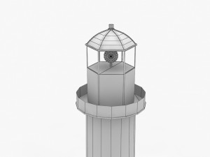 light house east mall Modèle 3D