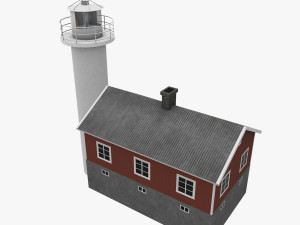 light house haken 3D Model