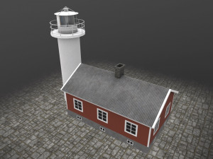 light house haken 3Dモデル