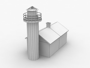 light house haken 3Dモデル