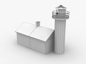 light house haken 3Dモデル