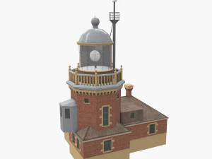 라이트하우스 헬싱보리 3D 모델