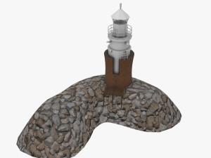 light house malmo vagbrytarbank 3Dモデル