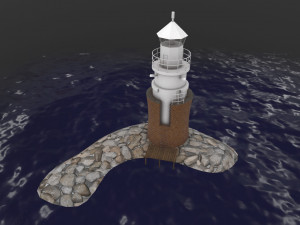 light house malmo vagbrytarbank Modelo 3D