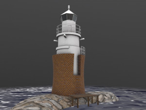 light house malmo vagbrytarbank Modelo 3D