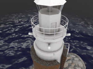 light house malmo vagbrytarbank Modelo 3D