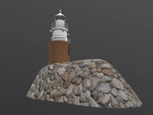 light house malmo vagbrytarbank 3D Model