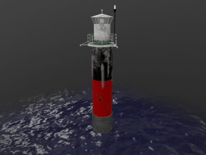 light house pinhatten Model 3D