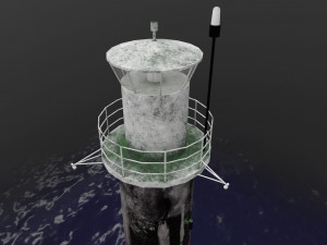 light house pinhatten Model 3D