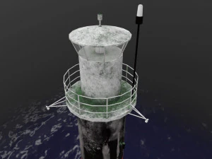 Lighthouse Pinhatten --197-- 3D Model