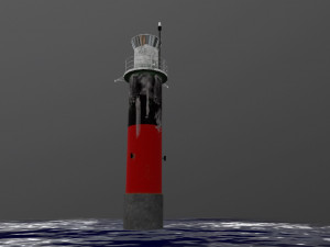 light house pinhatten Model 3D