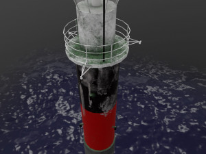 light house pinhatten Model 3D