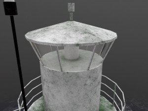 light house pinhatten Model 3D