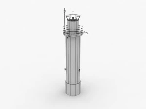 Lighthouse Pinhatten --197-- 3D Model