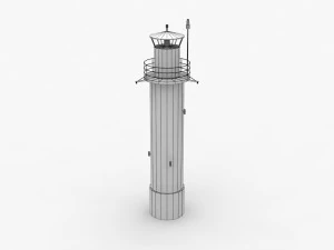 Lighthouse Pinhatten --197-- 3D Model