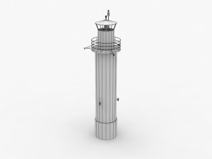 light house pinhatten Model 3D