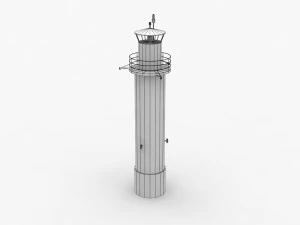 Lighthouse Pinhatten --197-- 3D Model